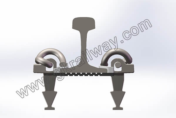 Fastclip Fastening System - China Rialway Fastening, Railroad Fastening  System